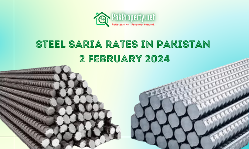Steel Saria Rates in Pakistan | 2 February 2024